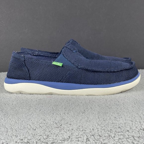 Sanuk Other - Sanuk Vagabond Tripper Men's Size 7 Mesh Slip On Loafers Navy Blue 1091409